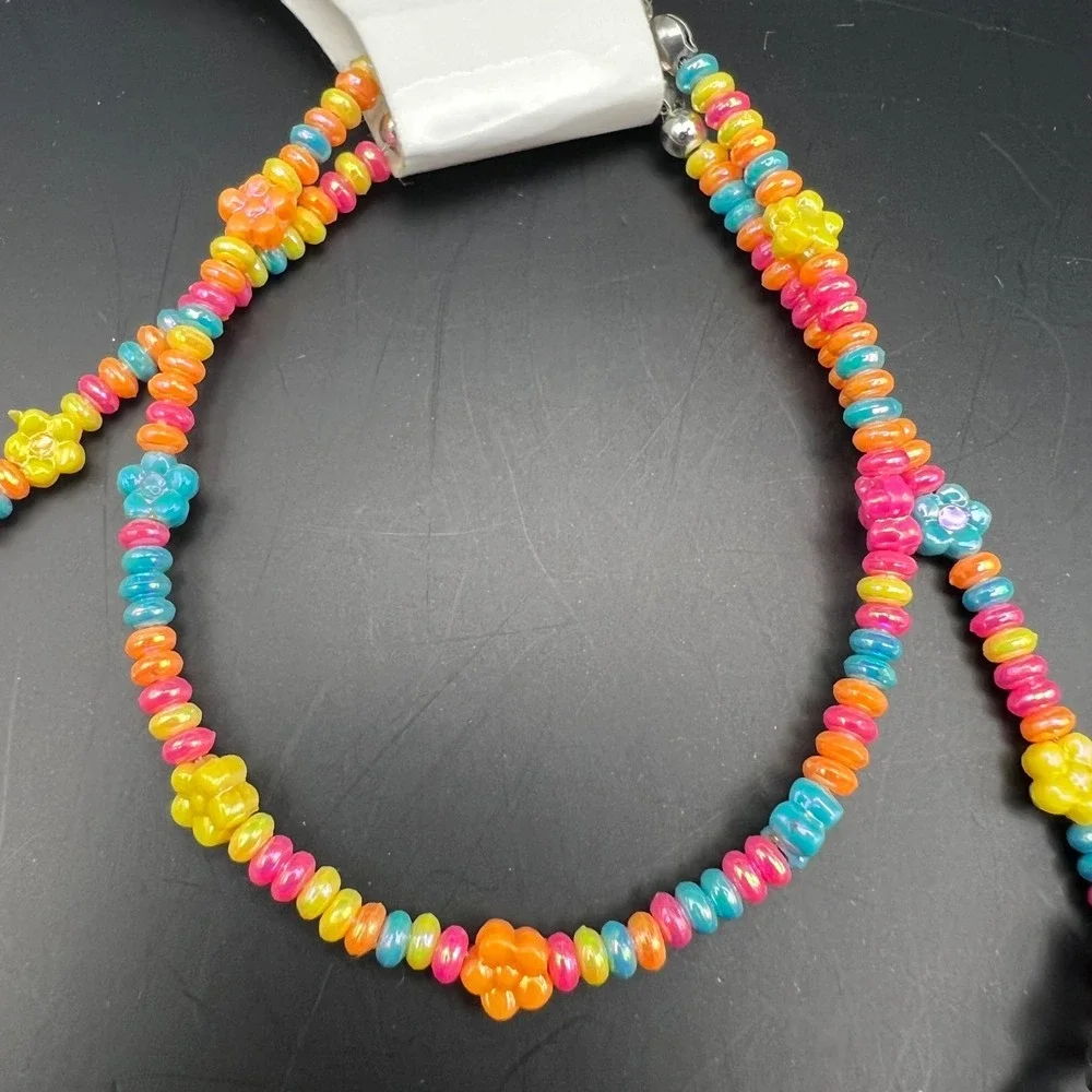 Lot of 2 L.J. Kids & Co Beaded Jewelry Vintage‎ 90s NOS Lucite Made in China